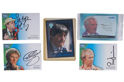 Lot 303 - A collection of signed Doctor Who trading cards