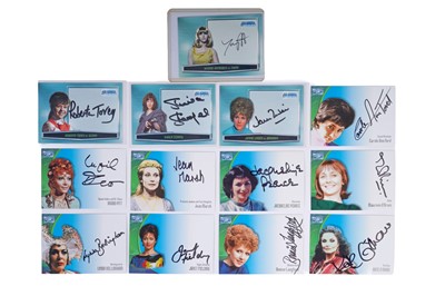 Lot 303 - A collection of signed Doctor Who trading cards