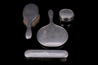 Lot 225 - Early 20th Century silver brushes; and other items