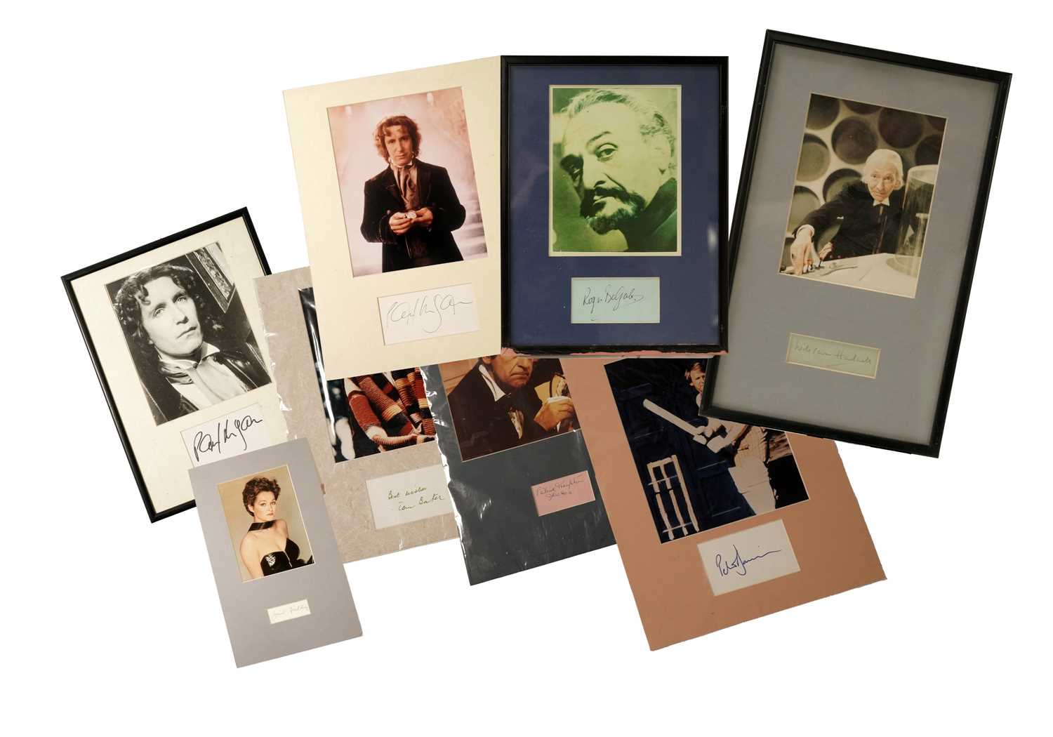 Lot 307 - A collection of Doctor Who photographs and signatures