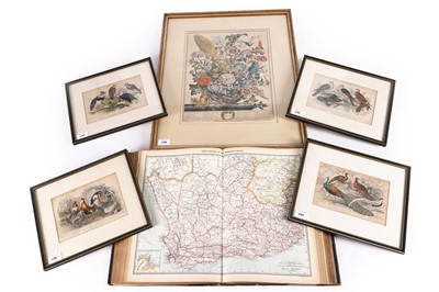 Lot 337 - The Armsworth Atlas and Gazetteer of the World and framed engravings