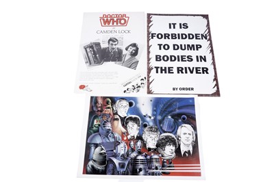 Lot 342 - A collection of Doctor Who posters