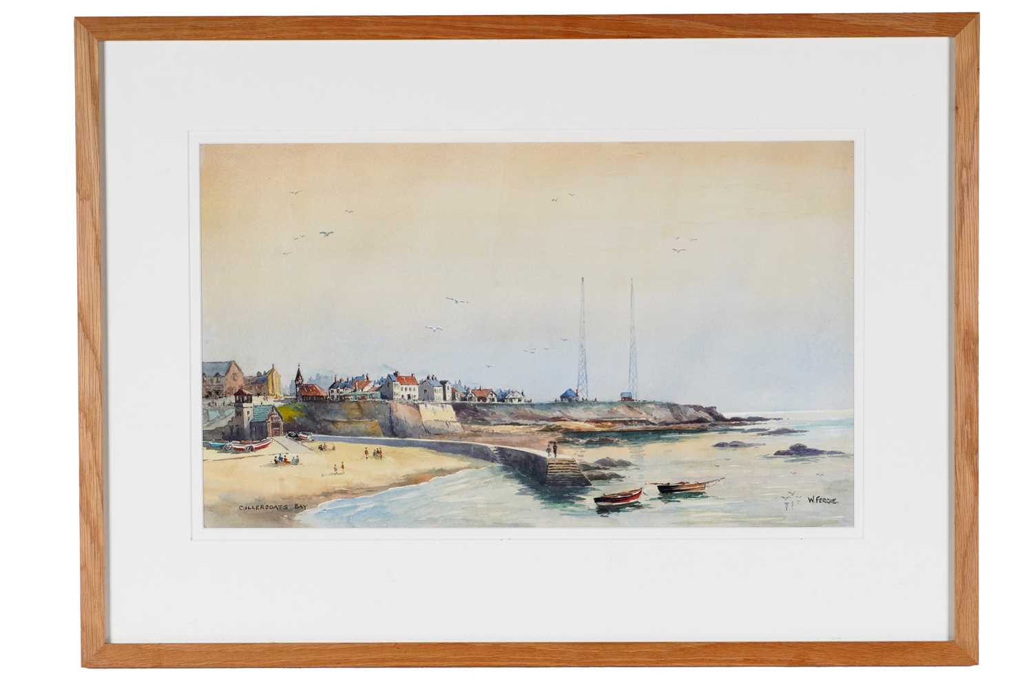 Lot 400 - William Fergie - Cullercoats Bay | watercolour