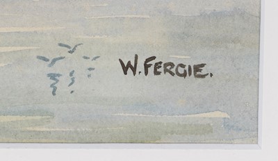 Lot 400 - William Fergie - Cullercoats Bay | watercolour