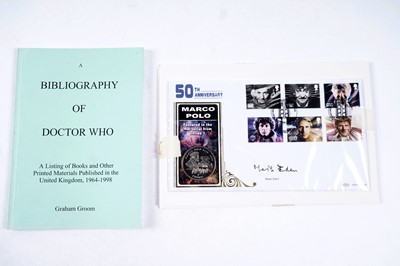 Lot 340 - A collection of Doctor Who signed First Day Covers and stamps