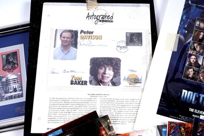 Lot 340 - A collection of Doctor Who signed First Day Covers and stamps
