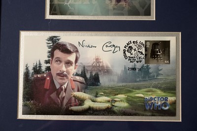 Lot 340 - A collection of Doctor Who signed First Day Covers and stamps