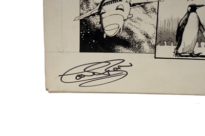 Lot 298 - Doctor Who comic artwork by John Ridgway