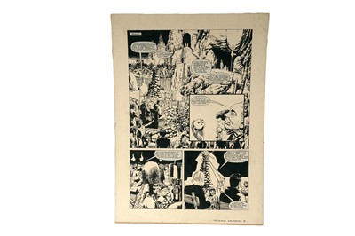 Lot 298 - Doctor Who comic artwork by John Ridgway