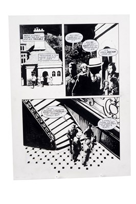 Lot 297 - Doctor Who comic artwork by Arthur Ranson