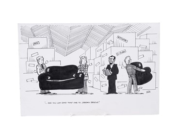 Lot 297 - Doctor Who comic artwork by Arthur Ranson