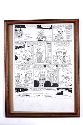 Lot 297 - Doctor Who comic artwork by Arthur Ranson