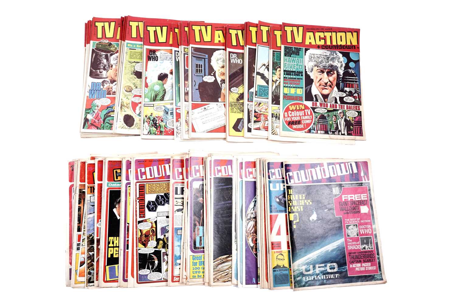 Lot 70 - Countdown; and TV Action + Countdown