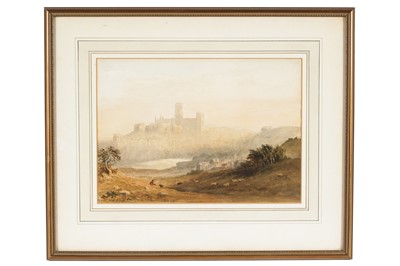 Lot 376 - Style of John Varley - View of Durham Cathedral | watercolour