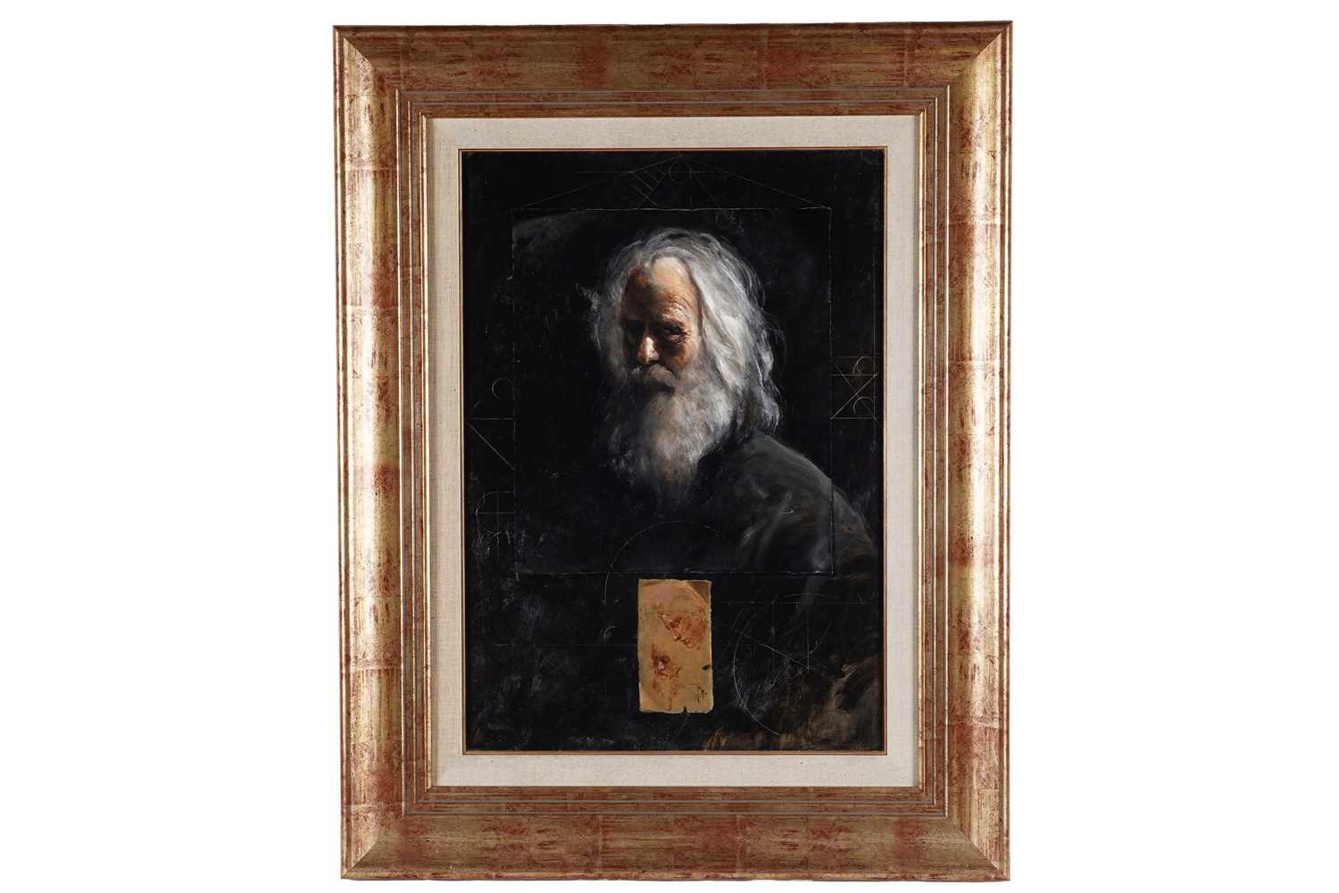 Lot 100 - Ignacio Trelis - Portrait of Leonardo da Vinci | oil