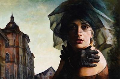 Lot 99 - Gianni Strino - The Veil | oil