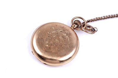 Lot 427 - Reid & Sons, Newcastle upon Tyne: an 18ct yellow gold cased half-hunter pocket watch