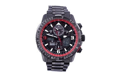 Lot 168 - A Citizen RAF Red Arrows Limited Edition Promaster Skyhawk A.T. watch