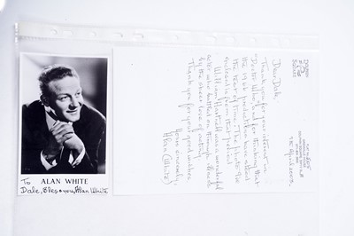 Lot 315 - A collection of First Doctor Who signed photographs; and a William Hartnell signature