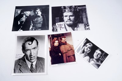 Lot 315 - A collection of First Doctor Who signed photographs; and a William Hartnell signature