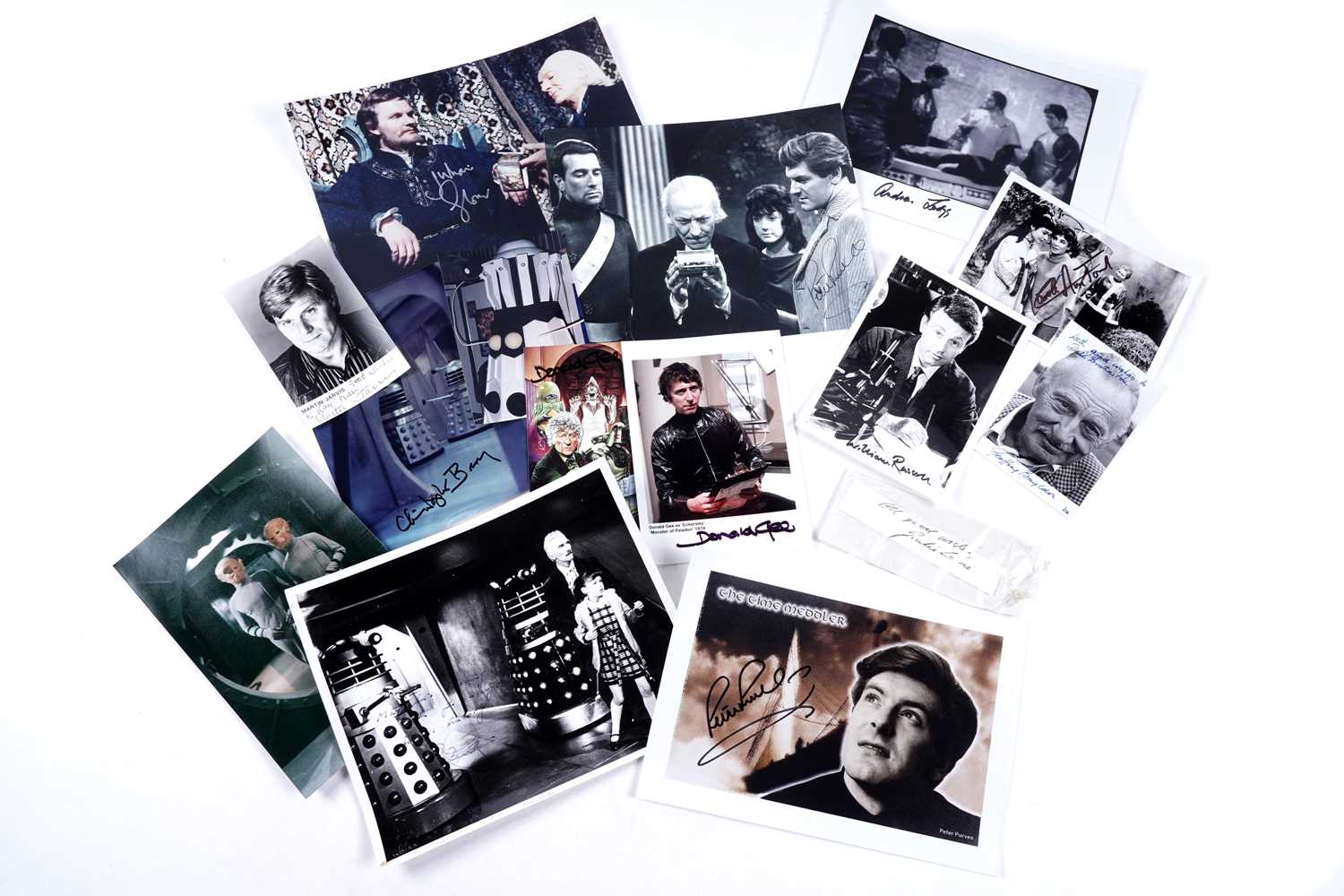 Lot 329 - A collection of Doctor Who William Hartnell era signed photograph
