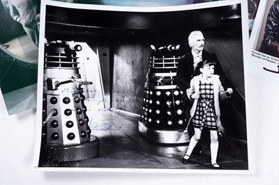 Lot 329 - A collection of Doctor Who William Hartnell era signed photograph