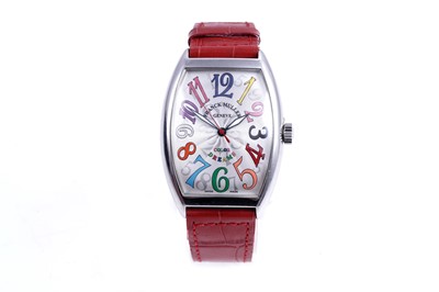 Lot 424 - Franck Muller Colour Dreams: a stainless steel cased automatic wristwatch