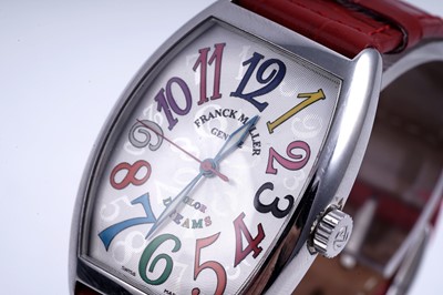 Lot 424 - Franck Muller Colour Dreams: a stainless steel cased automatic wristwatch
