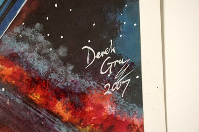 Lot 341 - Derek Gray - Three Doctor Who artworks | gouache