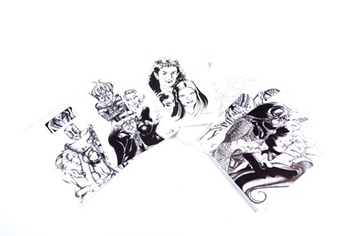 Lot 109 - A collection of Doctor Who caricatures
