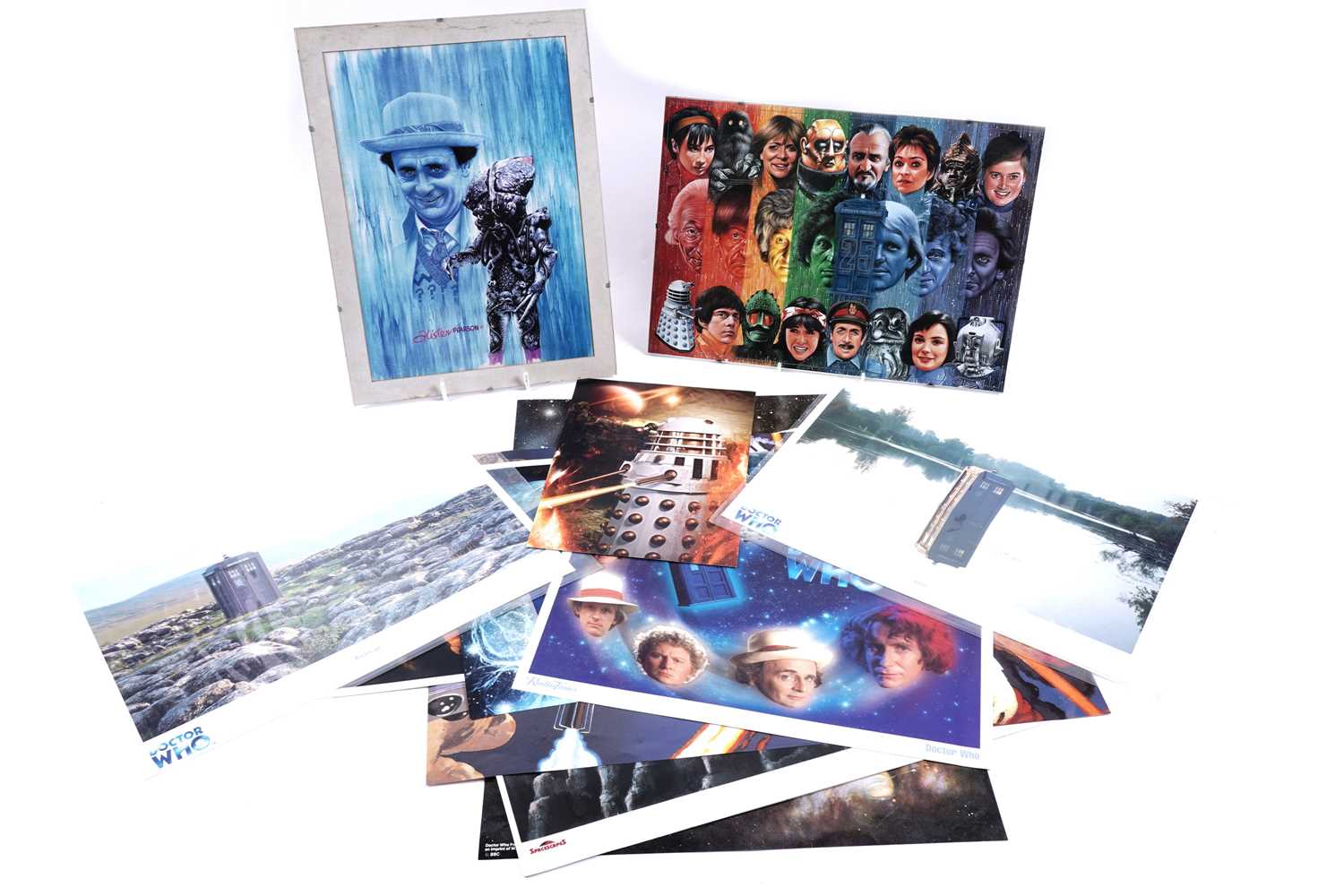 Lot 332 - A collection of Doctor Who prints and posters