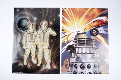 Lot 332 - A collection of Doctor Who prints and posters