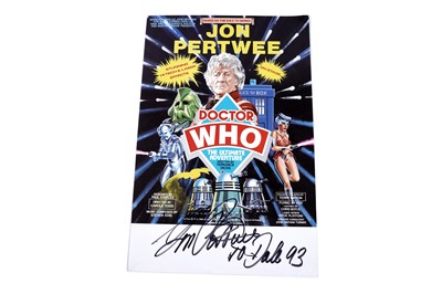 Lot 306 - A collection of Doctor Who signed graphic art
