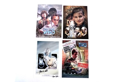 Lot 306 - A collection of Doctor Who signed graphic art