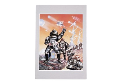 Lot 306 - A collection of Doctor Who signed graphic art
