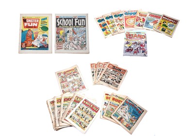 Lot 42 - Monster Fun No. 1; and other vintage weekly comics