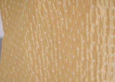 Lot 214 - Two pairs of lined silk curtains; and a pair of pelmets