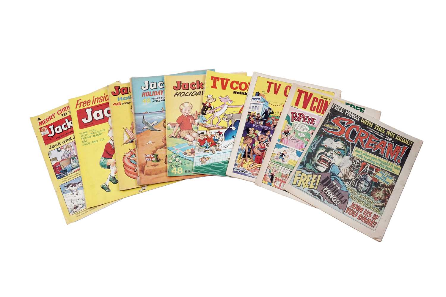 Lot 87 - Scream No. 1; and TV Comic – Holiday and Christmas Specials