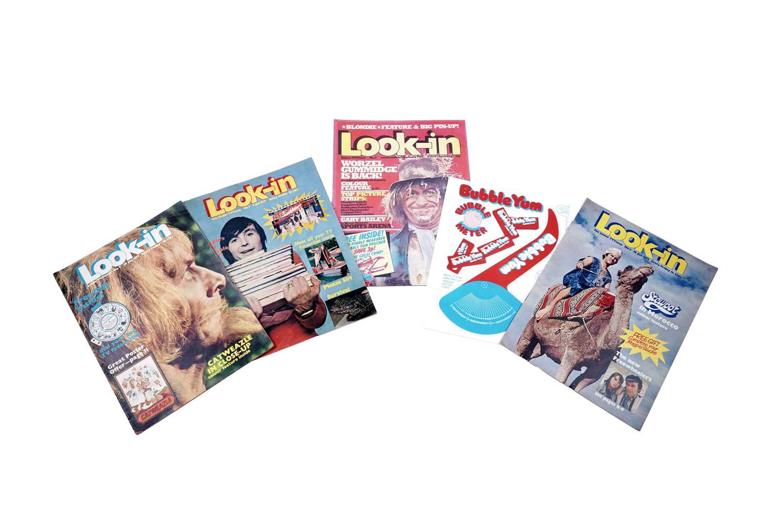 Lot 89 - Look-in Comic No’s. 1, 2, and 3, and giveaway issue