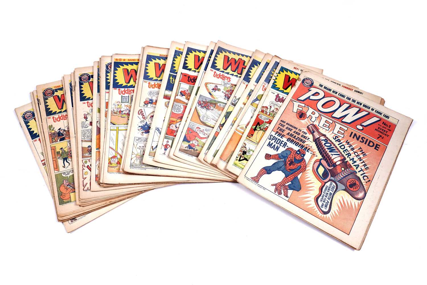 Lot 92 - Pow! No. 1; and Wham! Weekly comics