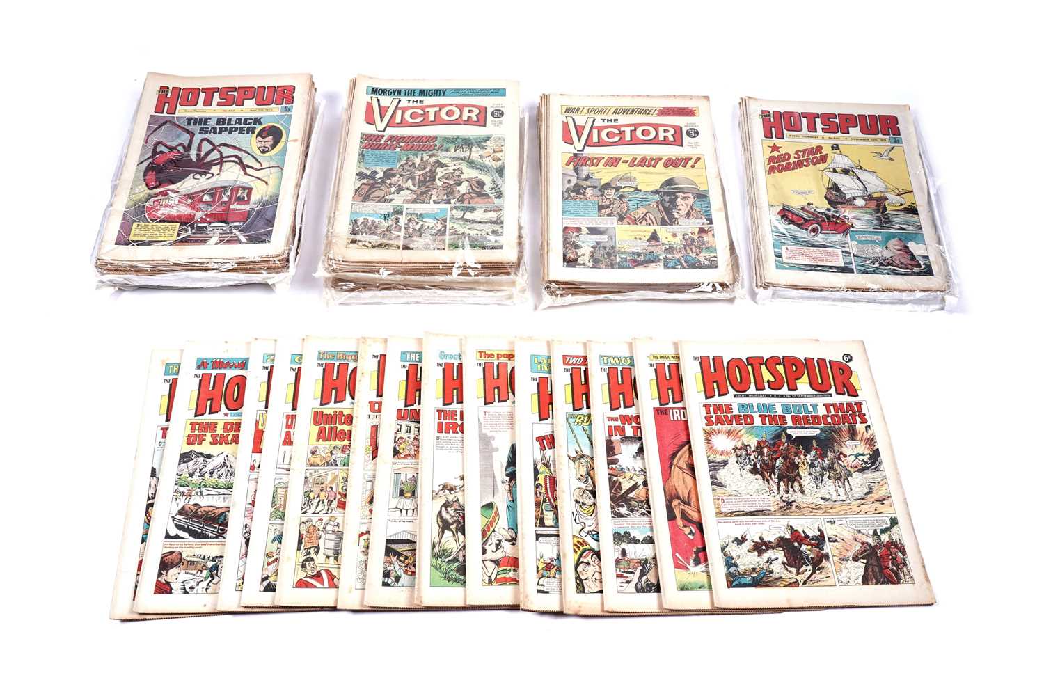 Lot 95 - The Hotspur; and The Victor Comic