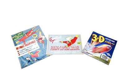 Lot 51 - Captain Marvel flying toys by Fawcett
