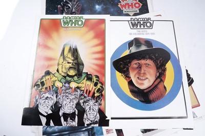 Lot 331 - A collection of Doctor Who printed material