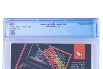 Lot Marvel Comics The Amazing Spider-Man No. 300, CGC 7.0