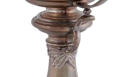 Lot 69 - A George V silver trophy cup and cover