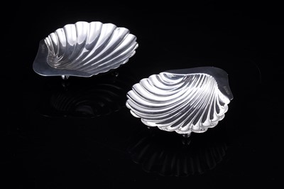 Lot 261 - A pair of Victorian silver butter dishes