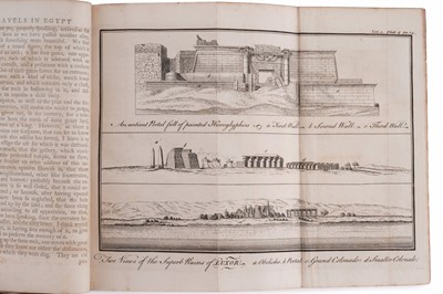 Lot 38 - Norden (Frederik Ludvig), Travels in Egypt and Nubia, 1757