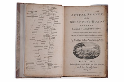 Lot 32 - Armstrong (Mostyn John), An Actual Survey of the Great Post-roads Between London and Edinburgh