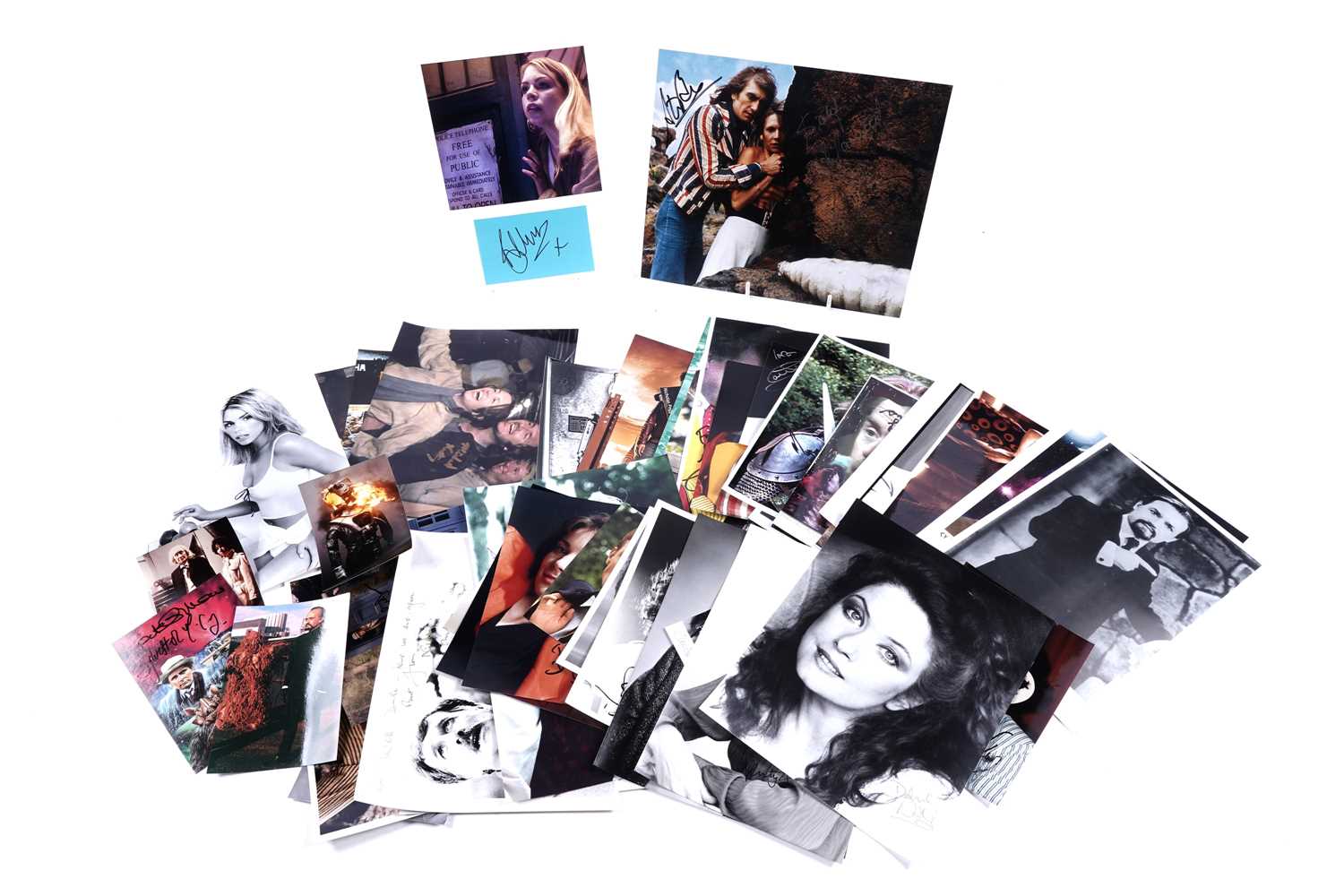 Lot 312 - A collection of Doctor Who Signed photographs and pictures