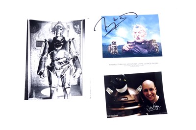 Lot 312 - A collection of Doctor Who Signed photographs and pictures